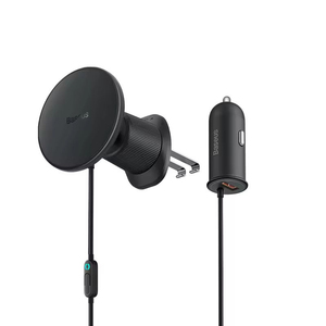 Support de <span class=keywords><strong>chargeur</strong></span> de voiture à charge rapide 15W, support magnétique pour téléphone de voiture, <span class=keywords><strong>chargeur</strong></span> <span class=keywords><strong>sans</strong></span> <span class=keywords><strong>fil</strong></span> pour iPhone 15 14 13 Pro Max, effet lumineux - Product Image 1