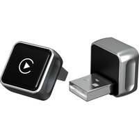 Adaptateur CarPlay sans fil portable K6MINI 2N1, dongle USB universel pour voiture, lien Android/iPhone, boîte AI CarPlay sans fil