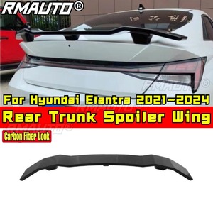 For Hyundai Elantra 2021-2024 Rear <b>Trunk</b> Spoiler Wing Car Rear Spoiler Rear Roof Spoiler Wing Body Kit Car Accessories - Product Image 3