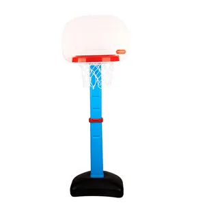 他の屋外のおもちゃと構造おもちゃ4in1バスケットボールゴルフスタッキングカップキングス子供のためのスポーツおもちゃバスケットボールコネクト4