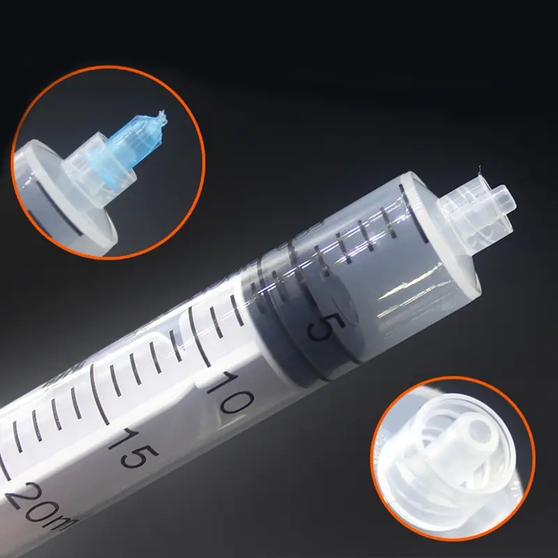 Strenge Qualitätskontrolle tägliche Injektionstoilette Spritze 1 ml 2 ml 3 ml 5 ml 10 ml Luerverschluss-Spritze ohne Nadel
