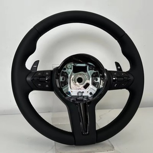 Volante de cuero para M3 M5 M6 E90 <span class=keywords><strong>BMW</strong></span> F01 F02 F06 F07 F10 F11 F12 F13 F14 F15 F16 X1 X2 X3 X4 X5 M2 M4 M5 M6 M8 - Product Image 1