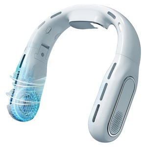 พัดลมคล้องคอแบบพกพาไร้ใบพัด รุ่นใหม่ปี 2024 ชาร์จไฟได้ - Product Image 1