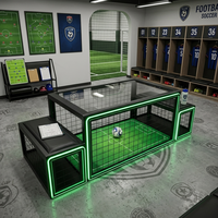 Mini-terrain de football de table avec buts, idéal pour les salles de jeux, certifié CE, directement de l'usine