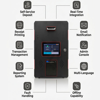 Equipo Financiero Automático de Alta Velocidad para Aceptar Efectivo, Kiosco C-Box de Autoservicio para Depósito de Efectivo e Impresión de Recibos para Bancos y Oficinas