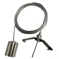 Kit de pince à câble suspendu pour lampe LED du fournisseur professionnel comprenant une suspension pour panneau lumineux LED et des clips de câble