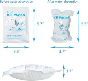 <span class=keywords><strong>Bolsa</strong></span> pequeña y reutilizable de plástico personalizada para niños, paquete de <span class=keywords><strong>gel</strong></span> de hielo seco instantáneo con logotipo para refrigeradores de alimentos, entrega de envío - Product Image 4