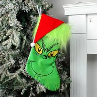 LED ışık up büyüleyici grinchmas elf elf noel tatili dekoratif yeşil aydınlık çorap şeker çanta kolye hediye keseleri