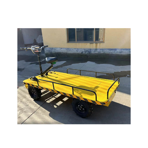 Carro de plataforma de camión de almacenamiento de ladrillos de cuatro ruedas eléctrico - Product Image 2