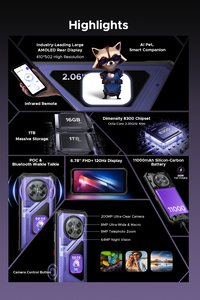 Teléfono Móvil Resistente Doogee 5G Android 16 NFC Versión Global 16+1TB Cámara de Visión Nocturna de 64MP 11000mAh DoogeeV50 Pro - Product Image 6