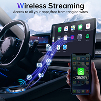 Boîtier AI universel pour voiture OEM ODM, adaptateur sans fil CarPlay automobile, dongle Android Auto pour voitures avec CarPlay filaire