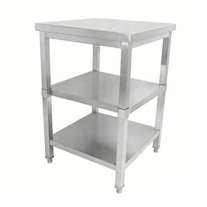 อุปกรณ์ครัวเชิงพาณิชย์สำหรับโรงแรมร้านอาหาร โต๊ะสแตนเลสอเนกประสงค์สำหรับงานหนัก โต๊ะทำงาน - Product Image 1
