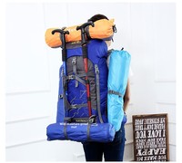 Nouveau sac à dos imperméable pour femmes en polyester pour la randonnée et les voyages, grande capacité 60L, design élégant pour les aventures en camping