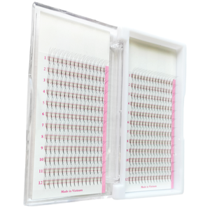 Promade 15mm Longueur Plateau Volume Maquillage 3D/12 Ligne Fans Premade Lashes Loose Mega Volume Handmade Beauty Extensions 0.15mm - Product Image 3