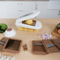Salade Fruit Tool Plastic Huis Keuken Accessoires Mandoline Snijmachine Dicer Ui Groente Chopper Cutter