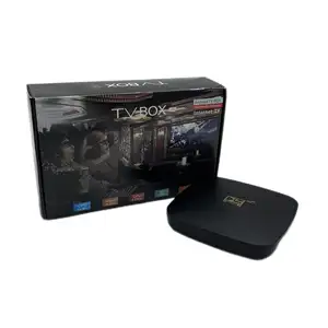 Preço mais baixo Amlogic TV BOx android 12 inteligente stb linguagem neutra apk conjunto caixa tv digital tv box