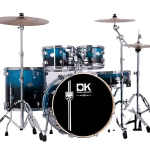 Pabrik Cina Alat Musik Drum Dalam Pernis Selesai Drum Set untuk Dijual