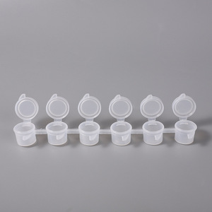 Bande de peinture vide de couleur vierge/bande de Pots de peinture vierge de 3ml 6 pièces - Product Image 3