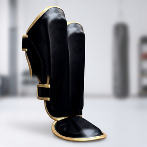 Protège-tibias et protège-pieds en cuir PU Power Hint pour adultes, couleurs personnalisées, protection professionnelle pour le MMA, le kickboxing et l'entraînement des pieds et des genoux - Product Image 1