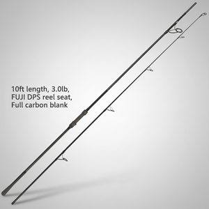 Caña de Pescar de Carpa Profesional de Carbono Completo, Personalizada por el Fabricante (OEM), 3.0 <span class=keywords><strong>Metros</strong></span>, 10 Pies, <span class=keywords><strong>2</strong></span> Secciones, 3 Libras, para Pesca de Carpa - Product Image 2