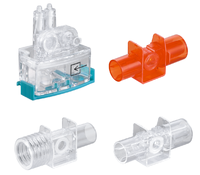 Accessoires ETCO2 Adaptateur de voie respiratoire pour anesthésie canine Compatible avec Capnostat 5 Respironics pour diagnostics