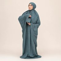 Ensemble de prière Mukena brodé sur mesure pour femmes, OEM ODM, vente en gros, vêtements islamiques modestes