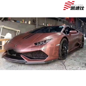 Kit carrosserie en fibre de carbone style V pour <span class=keywords><strong>Lamborghini</strong></span> Huracan LP580-2 LP610-<span class=keywords><strong>4</strong></span> 2014-2018, spoiler de pare-chocs avant, pièces de voiture - Product Image 5