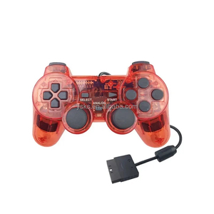 Transparent Colorful <strong>Wired</strong> Console Host Joystick for <strong>PS2</strong> Gaming <strong>Controller</strong> GamePad for <strong>PS2</strong> <strong>Game</strong> Control JoyPad Manette - Product Image 6