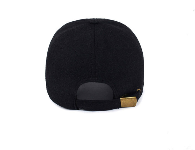 6 panels cap golf men's embroidery baseball hats and cap with metal buckle.