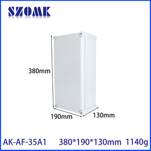 380x190x130mm ABS tuôn ra gắn kết thiết bị đầu cuối hộp nhựa bao vây vít không chèn Hộp nối hộp chống thấm nước cho bảng điều khiển - Product Image 5