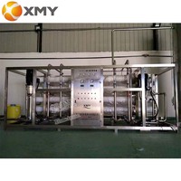 Système de traitement de l'eau potable par osmose inverse (RO) avec filtration, PLC et pompe, capacité de 5000 L/heure