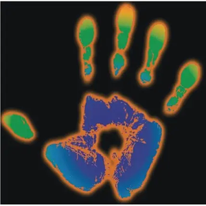 थर्मामीटर शीट स्टिकर तरल क्रिस्टल थर्मोक्रोमिक शीट तापमान संवेदनशील कोला परिवर्तन - Product Image 2