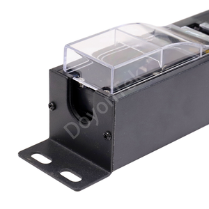 PDU Rack Mount 1U12 IEC320 C13 Outlets C14 <b>Plug</b> Power Strip <b>with</b> Overload Indicator for Server Cabinet UPS - Product Image 2