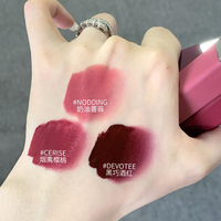 Cappuvini nuage brillant à lèvres haute Pigment bio argile à lèvres mat velours à base de plantes blanchissant maquillage des lèvres formule liquide longue durée