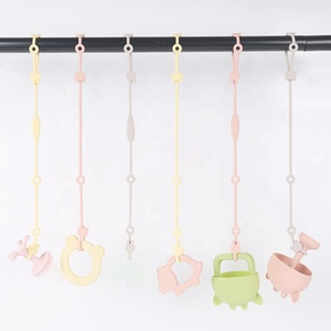 BPA Free auto-regolazione del bambino ciuccio porta catene in <span class=keywords><strong>Silicone</strong></span> giocattolo cinghie di sicurezza per Sippy Cup seggiolone - Product Image 3