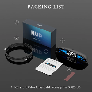 Wiiyui bán Hot USB Speedometer GPS G2 HUD kỹ thuật số Racing Monitor Head up hiển thị GPS theo dõi tự động thiết bị điện tử - Product Image 6