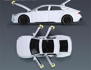 ของเล่นเหล็กหล่อจำลอง1/24 Rs7รถของเล่นโมเดลรถแบบหล่อจากเหล็กสำหรับเป็นของขวัญให้เด็ก - Product Image 4