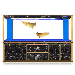 <span class=keywords><strong>Aquarium</strong></span> en verre rectangulaire de grande taille, moderne, luxueux, écologique et durable, avec <span class=keywords><strong>éclairage</strong></span> LED 25W pour la décoration du salon - Product Image 5