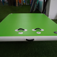 Plateforme flottante gonflable en PVC et tissu Drop Stitch, surface antidérapante, échelle à cordes, garantie 1 an, pour piscine familiale estivale