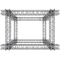 Scène mobile portable en alliage d'aluminium pour l'extérieur, plateforme démontable, design pliable pour événements, concerts, mariages, présentoirs en treillis