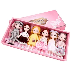 Großhandel Beauty Girl Doll Set mit Puppen kleidung Rollenspiel und Dress Up Tools Spielzeug puppen für Mädchen