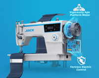 Nueva Máquina de Coser Industrial JACK A2C de Una Sola Aguja con Corte Automático de Hilo y Posicionamiento de Aguja