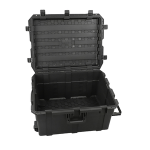 Fabricant de gros mallette rigide en plastique mallette rigide d'équipement mallette de voyage portable étanche avec tiges de traction et roues - Product Image 3