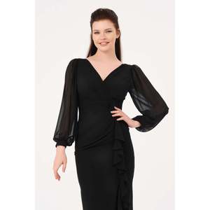 Haut décontracté noir pour femme DANS, style moderne pour tous les jours, tenues polyvalentes, tailles 38-42 - Product Image 4