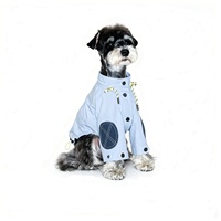 Manteau imperméable rétro de style grange pour chiens, idéal pour les Bedlington Terriers, Whippets et Schnauzers – Collection Printemps