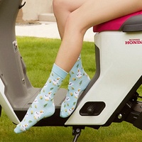 Chaussettes en coton fantaisie unisexes pour hommes, motif ananas et beignets, vente en gros