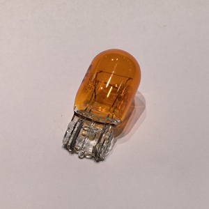 Lampadina Auto <span class=keywords><strong>W21</strong></span>/<span class=keywords><strong>5W</strong></span> T20 Ambra, Lampadina a Cuneo per Segnalazione Automobilistica 12066 12V 21/<span class=keywords><strong>5W</strong></span> 7443, Ricambio per Luce di Stop, Direzione e Retromarcia a Doppio Filamento - Product Image 2