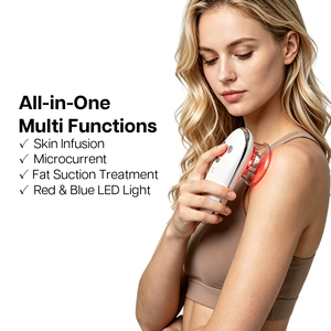 Máquina de Lipólisis al Vacío para Adelgazar el Cuerpo con Luz Roja y Azul, Masajeador Facial Inteligente, Dispositivo Moldeador Gua Sha - Product Image 2