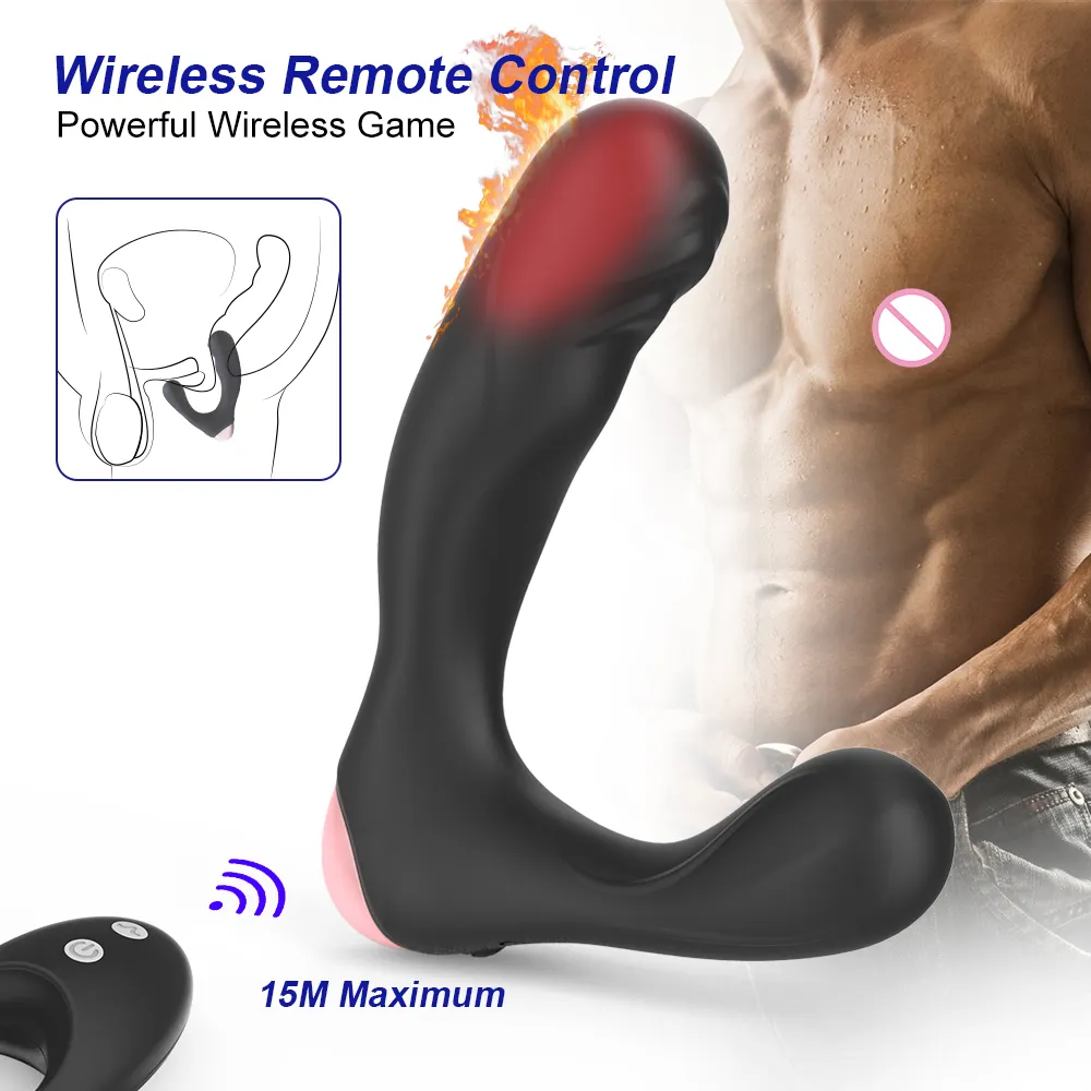 Wireless remote adult anal toys plug prostata massager anal sex toys anal vibrator for men