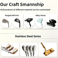 Club de golf standard de haute qualité en acier pour droitier Logo personnalisé Putter de club de golf